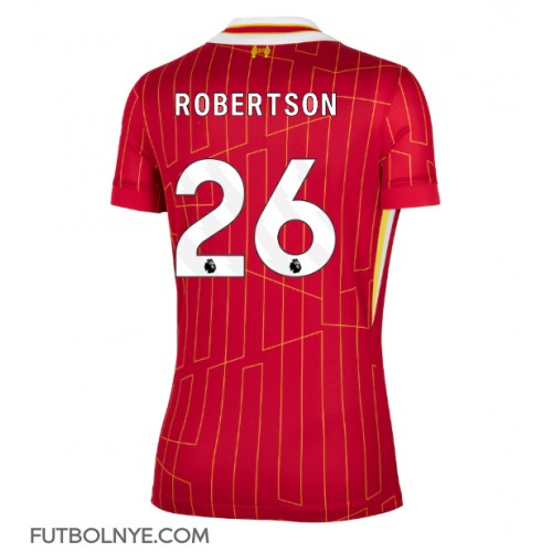 Camiseta Liverpool Andrew Robertson #26 Primera Equipación para mujer 2024-25 manga corta